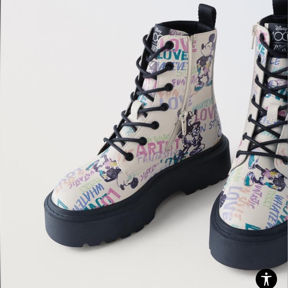 Zara Mickey Mouse ankle boots - Picture 7 of 7